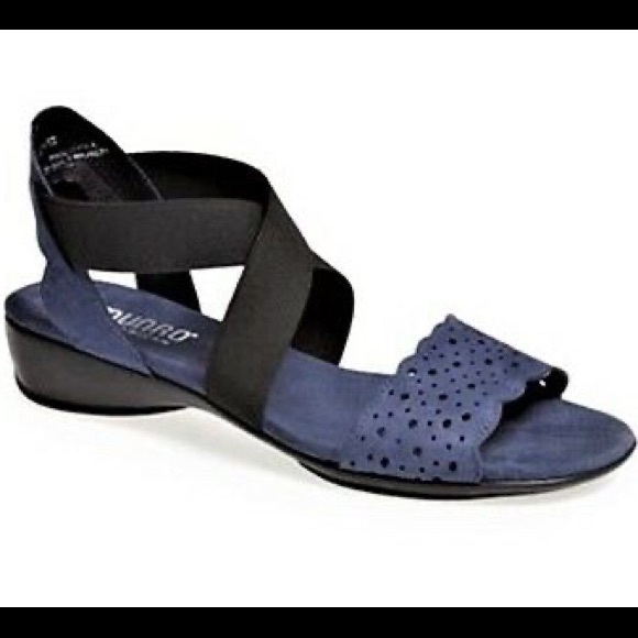 Munro American Lacy sandal indigo nubuck 8.5W wise